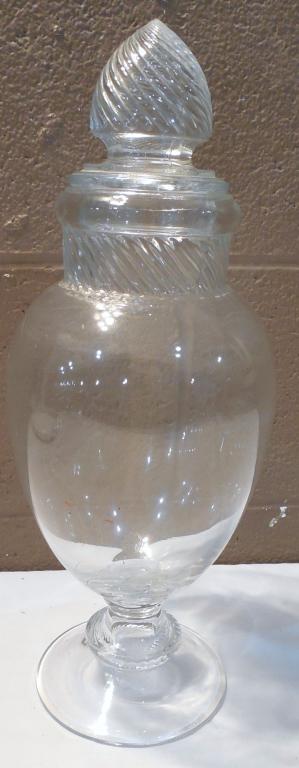 Store Display Candy Jar no damage 16'' tall: no damage 16'' tall