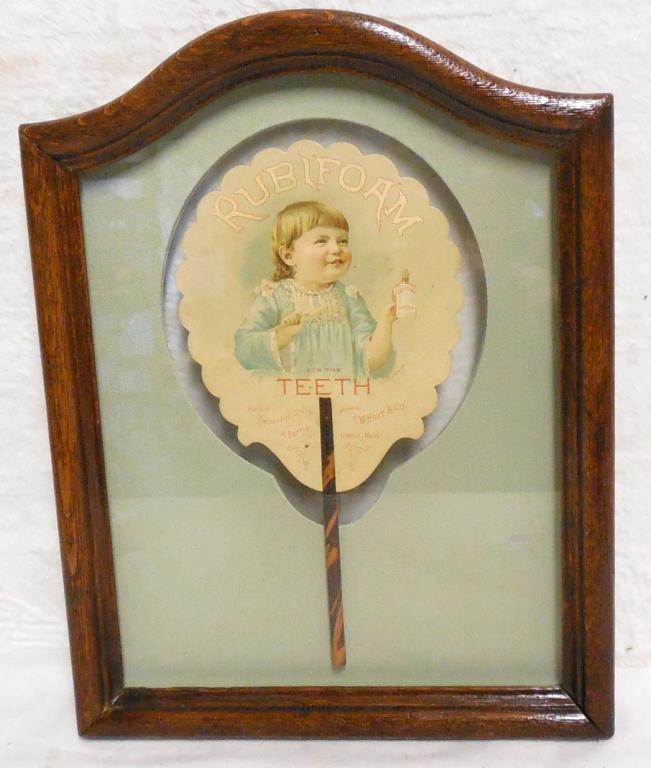 Rubifoam Advertising Fan in Frame 18'' x 14'' 2 Sided (1 of 6)