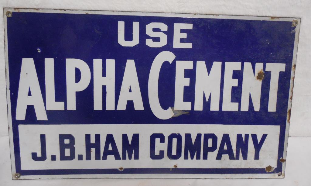 Alpha Cement J.B. Hamm Porcelain 1 Side 12'' x 20'': 1 Side 12'' x 20''