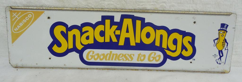 Mr. Peanut Sign Tin 1 side 6'' x 22'' (1 of 3)