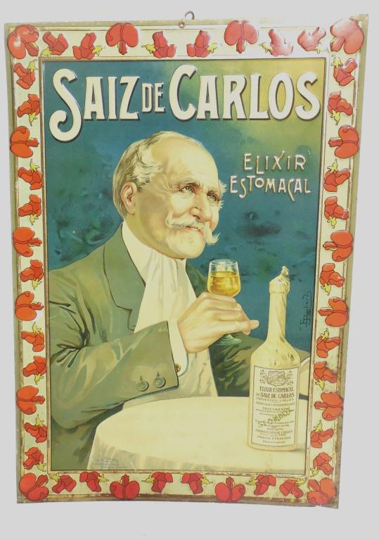 Saiz de Carlos Tin 1 side 20'' x 14'': Tin 1 side 20'' x 14''