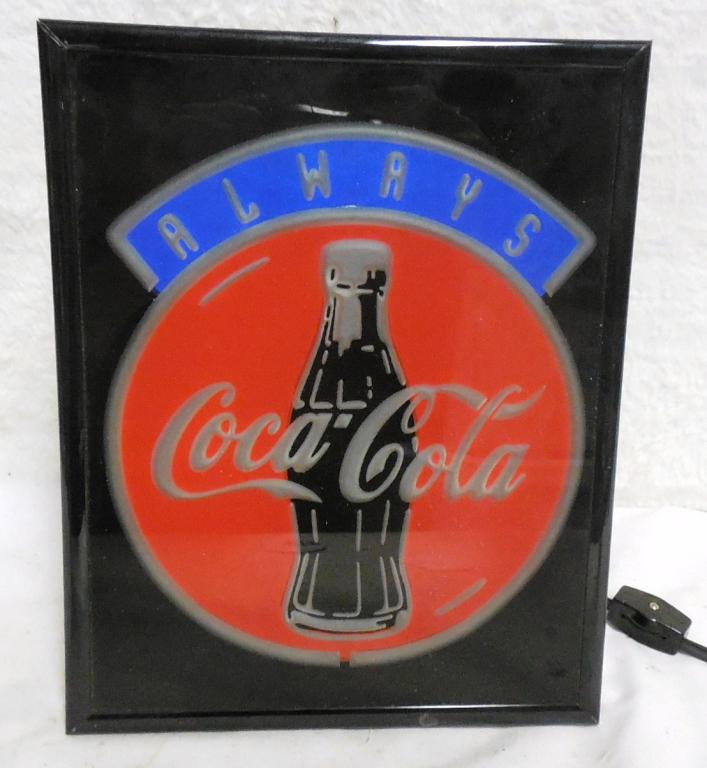 Coca Cola Table Light 8'' x 10'' not working (1 of 4)