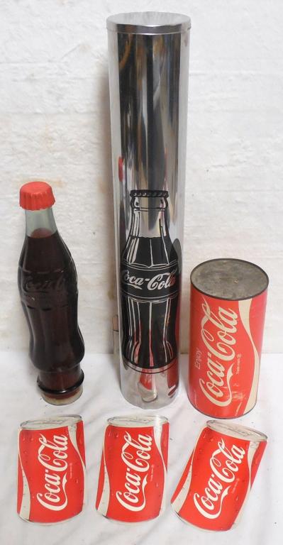 Coca- Cola Mixed Lot bottle may have been a light , can (1 of 9)