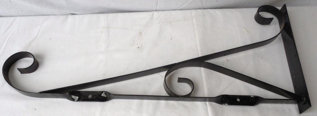 Hanging Sign Bracket 28'' long wrought iron (1 of 3)