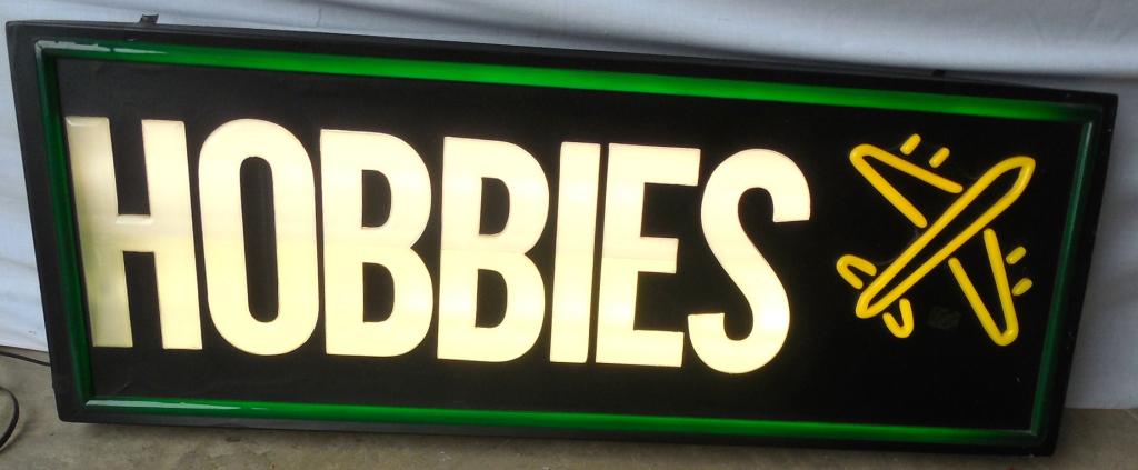 Hobbies Lighted Sign single side working (1 of 3)