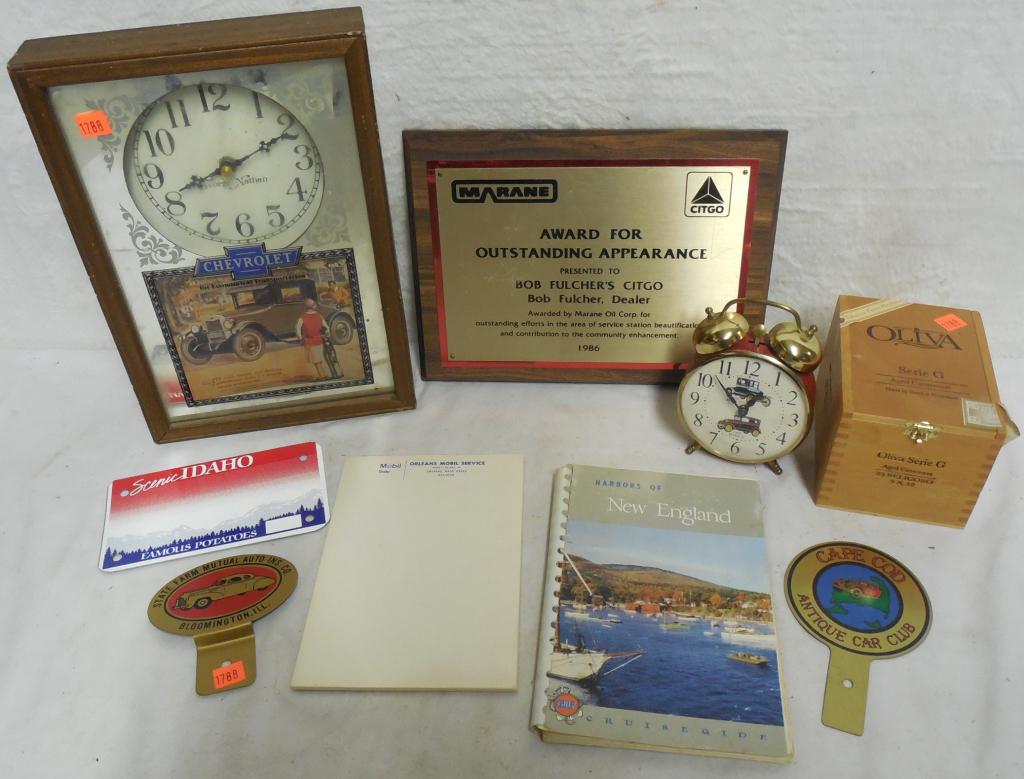 Plaque / Clocks / Misc. Items see photos (1 of 6)