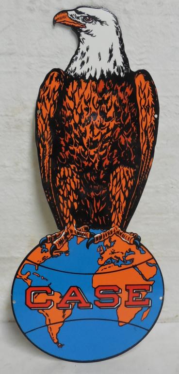 Case (International) Enamel Sign Contemporary 24'' x (1 of 4)