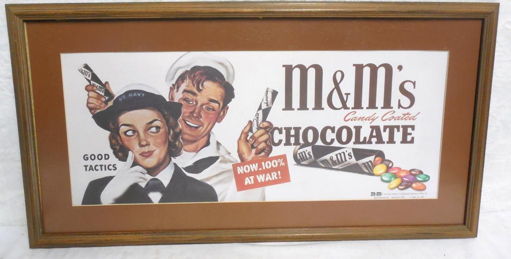 M & M's Candy Picture Contemporary Framed 16'' x 31'' (1 of 3)