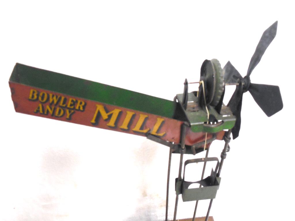 Bowler Andy Mill Toy No Mfg.  used as is see photos (1 of 3)