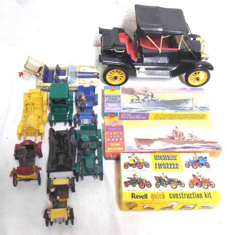 Mixed Lot - Jalopies - Boats - Ship Models see photos: see photos