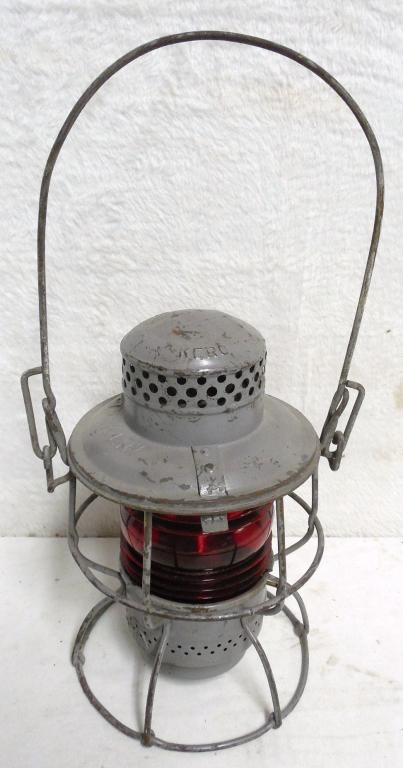 Adlake Railroad Lantern Southern RR Red Globe  used as (1 of 4)
