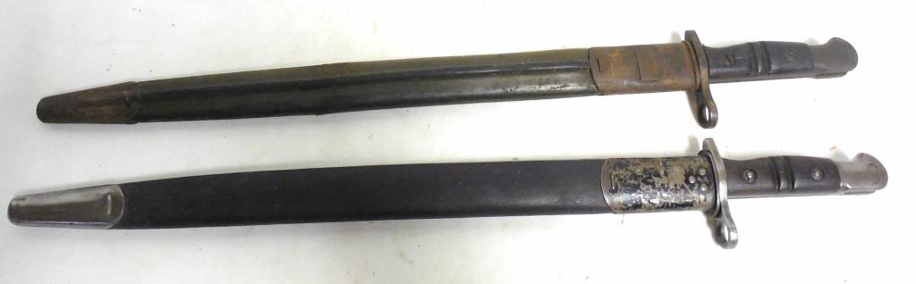 Pair of Remington Bayonets WWI Used as is see photos: Used as is see photos