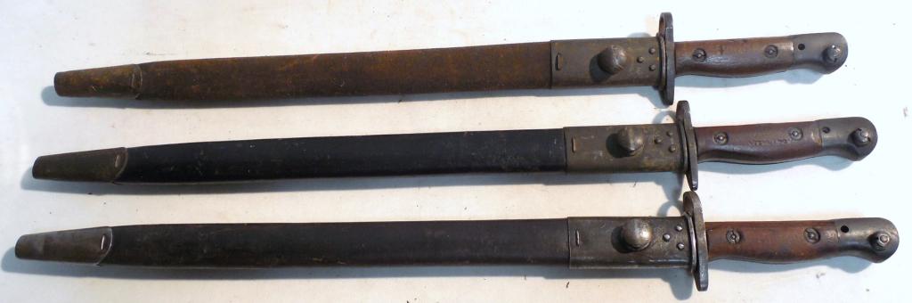 Lot of 3 Bayonets see photos for markings: see photos for markings