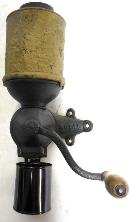 Coffee Grinder Wall Mount Royal Used as is see photos: Royal Used as is see photos