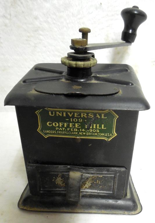 Universal 109 Coffee Mill Original Label Used as is: Original Label Used as is see photos