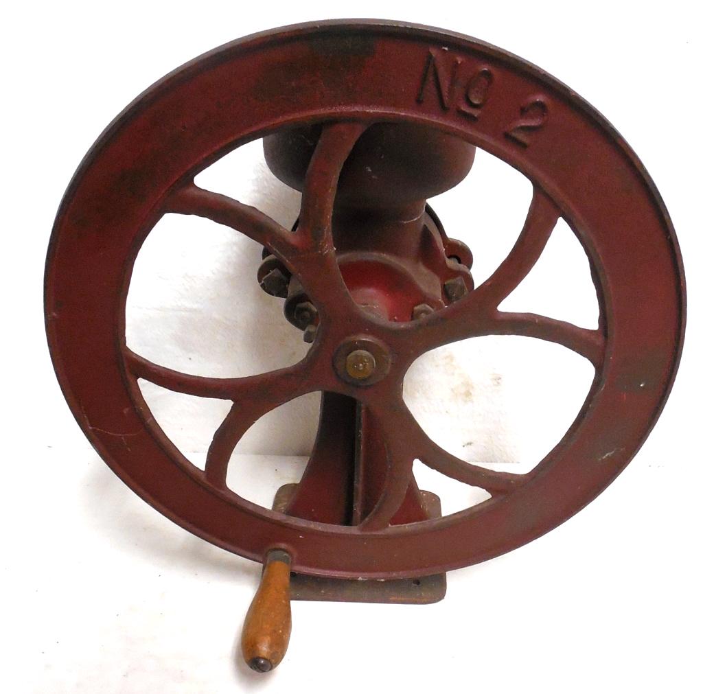 Corn Grinder No. 2 Unknown Mfg. Used as is see photos: Unknown Mfg. Used as is see photos