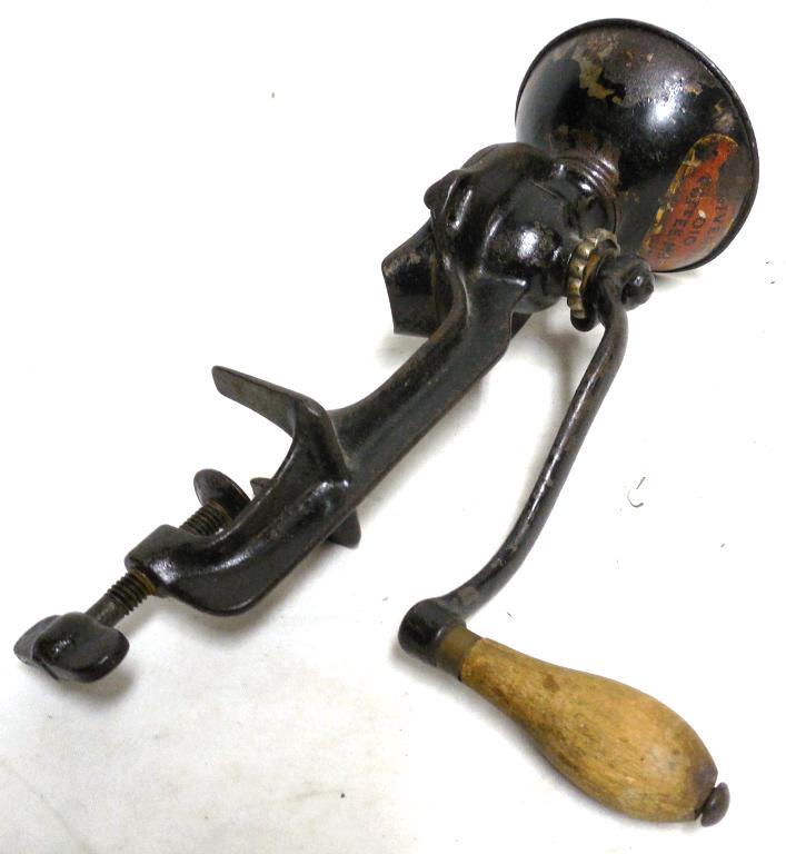 Coffee Grinder Clamp on Style Universal No. 129 Used: Universal No. 129 Used as is see photos