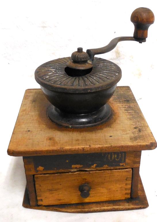 Coffee Grinder No. 700 name is illegible Used as is: name is illegible Used as is see photos