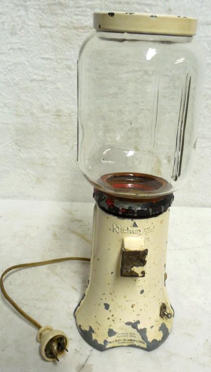 Vintage Electric Coffee Grinder Kitchen Aid untested: untested Used as is see photos