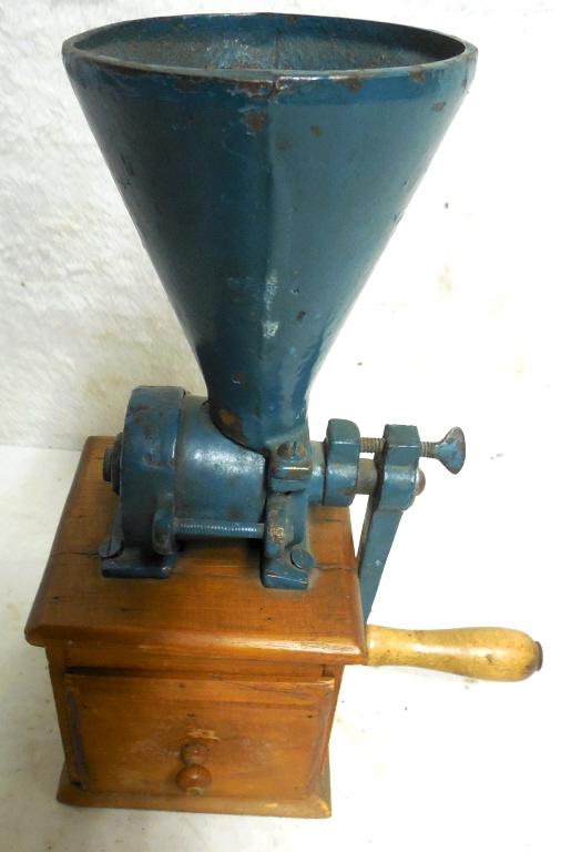 Coffee Grinder no maker name unusual grinder very nice: no maker name unusual grinder very nice Used as is see photos