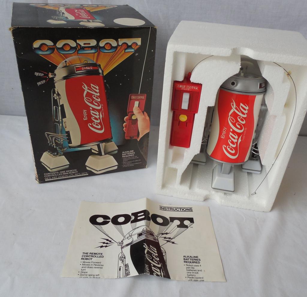Coca-Cola Robot and Control "Cobot" NIB 1977-79 Patents: NIB 1977-79 Patents