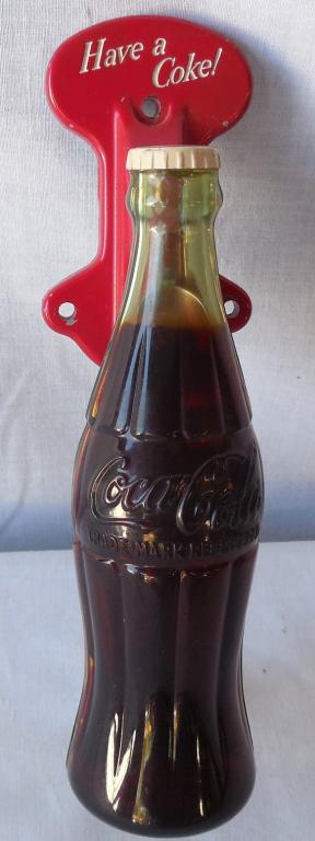 Coca-Cola Door Pull-Metal and Plastic See photos: See photos