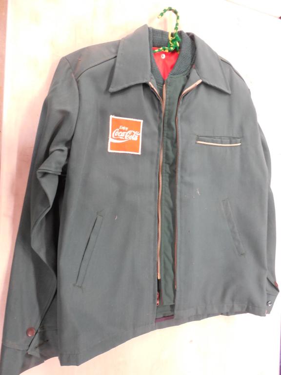 Coca-Cola Delivery Man's Jacket / Snap in Vest appears: appears to be new Size 38M