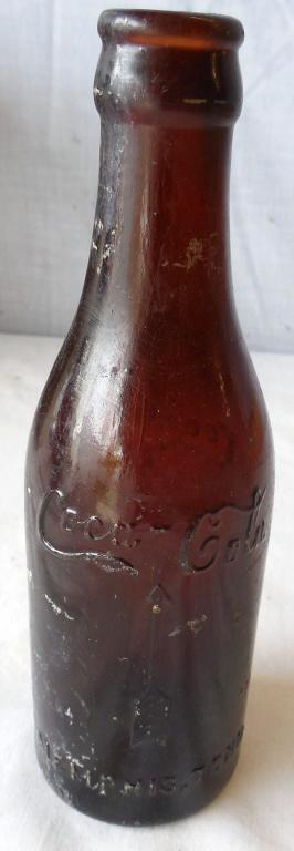Early Amber Coca-Cola Bottle with Arrow hard to: hard to photograph see photos