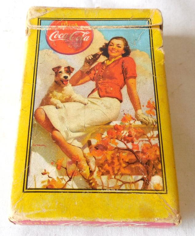 Deck of Coca-Cola Playing Cards box is worn see photos: box is worn see photos