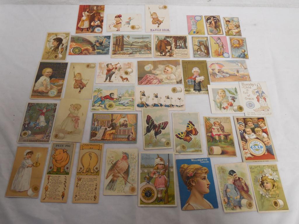 Lot of 30+ Thread Trade Cards see photos (1 of 11)