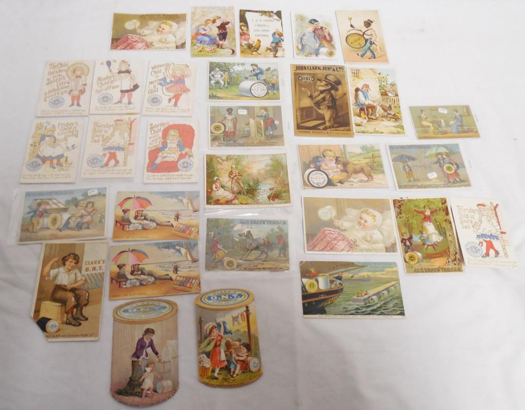 Lot of 25+ Thread Trade Cards see photos (1 of 9)
