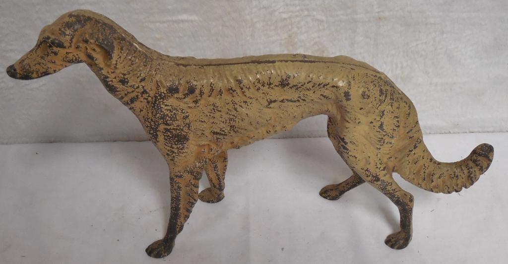 Greyhound Cast Iron Door Stop possibly Russian (1 of 2)