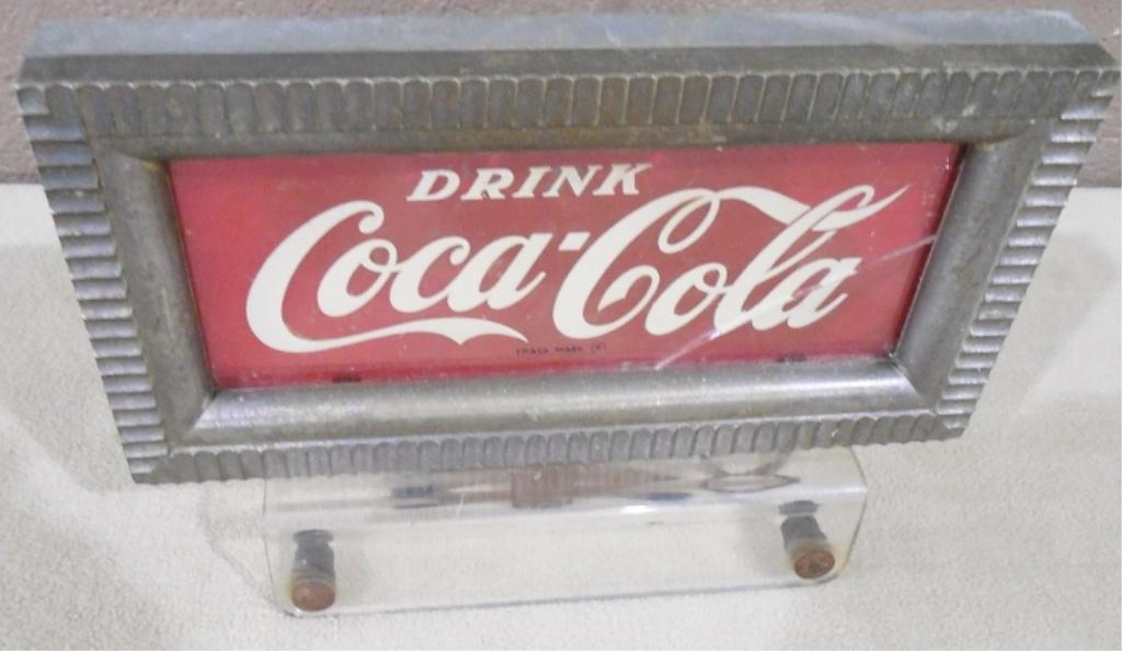 Coca-Cola Register Topper Light Untested glass is (1 of 3)