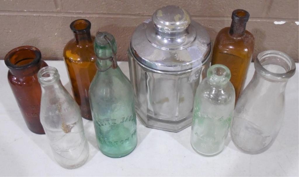 Lot of Old Bottles and Humidor see photos (1 of 8)