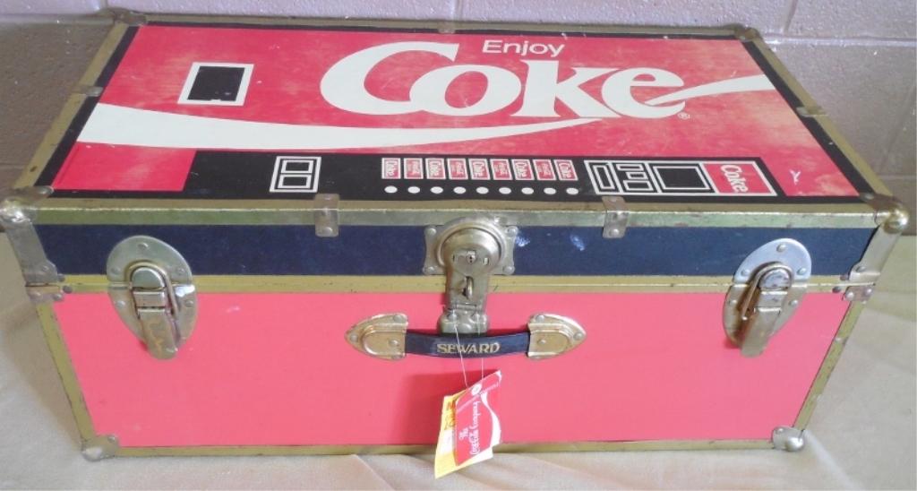 Coca Cola Foot Locker faded and worn , water stain: faded and worn , water stain inside