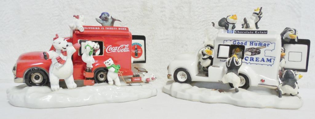 2 music boxes Good Humor & Coke Good Humor plays, Coke: Good Humor plays, Coke does not
