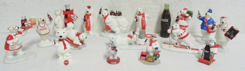 17 assorted Coke items ornaments, figurines, bobblehead (1 of 11)