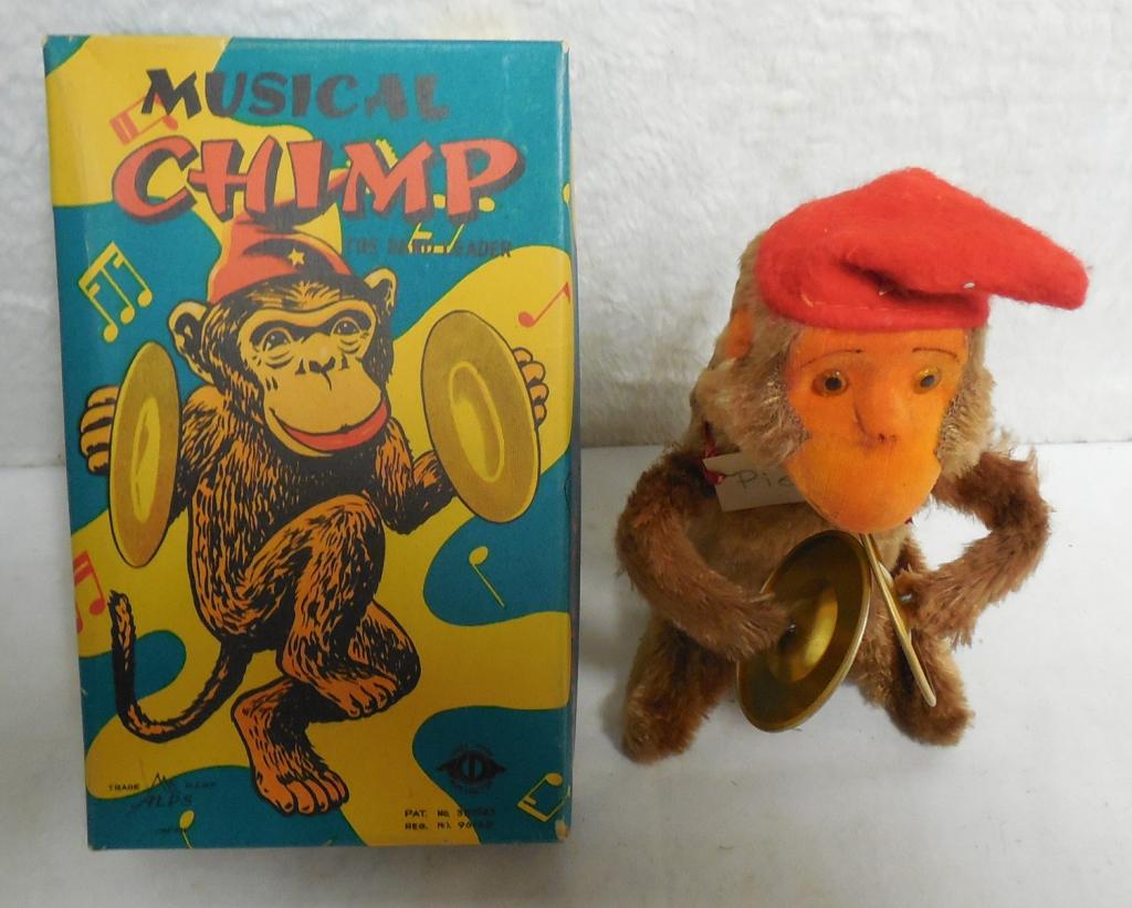 Musical Chimp Wind Up Original Box Japan works about (1 of 4)