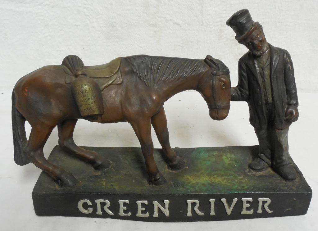 Green River Whiskey Counter Display Plastic see photos: see photos