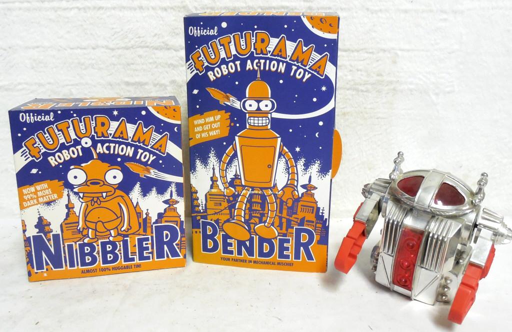 Lot of 3 Robots 2 NIB Futurama see photos (1 of 8)