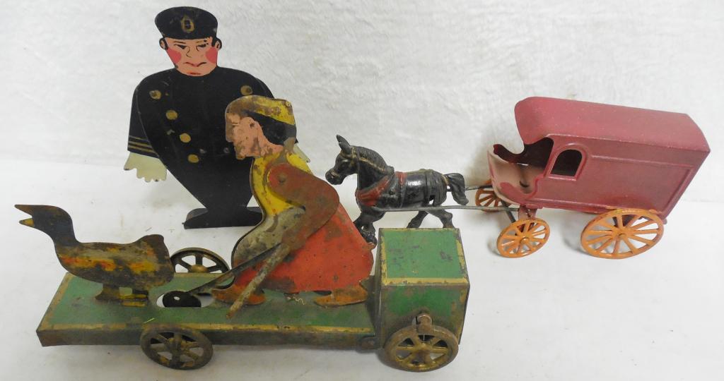 Mixed Toy Lot horse toy repainted , no key for Wind Up (1 of 9)