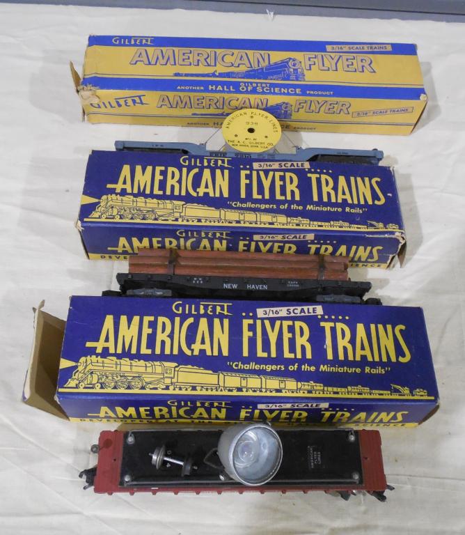 Lot of 3 American Flyer Train Cars Orig. Boxes boxes (1 of 5)
