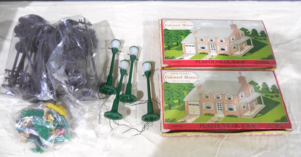Plasticville Homes/Telephone Poles /Lights people also: people also misc. lot