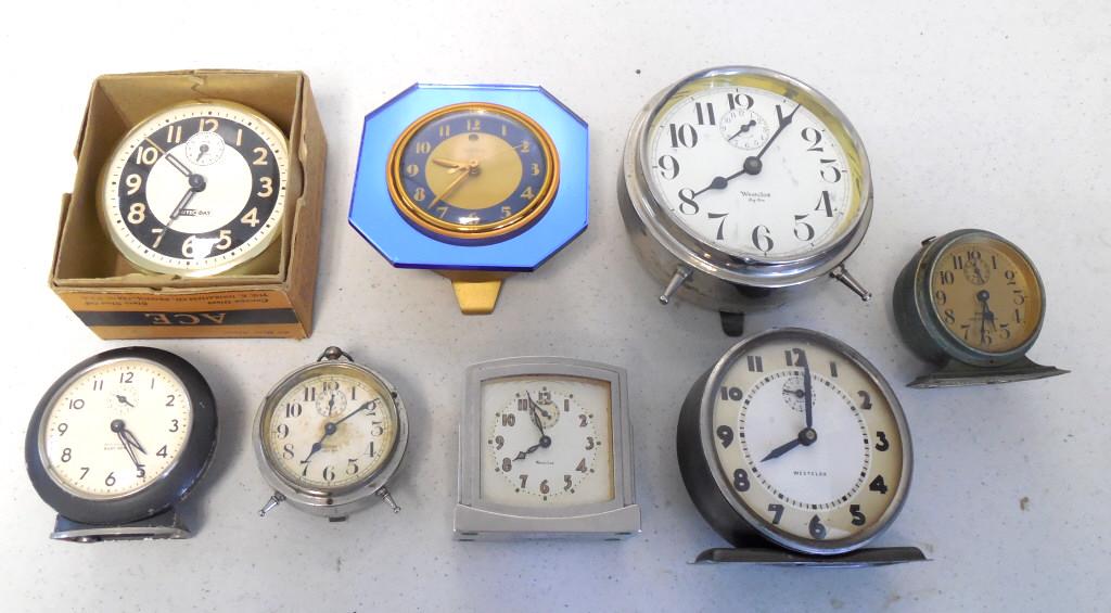 assorted clocks Westclox,Telecron, & others, untested (1 of 6)