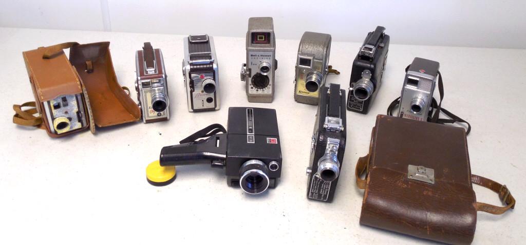 assorted movie cameras Kodak, Keystone & others, (1 of 5)