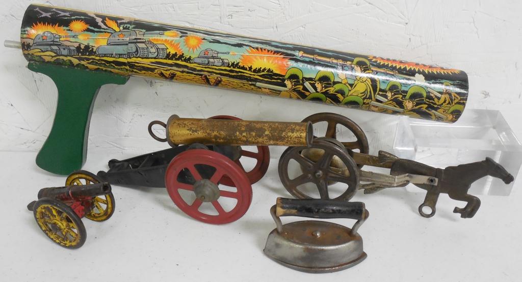Mixed Toy Lot Ren-Gun / Cannons / Others see photos: see photos