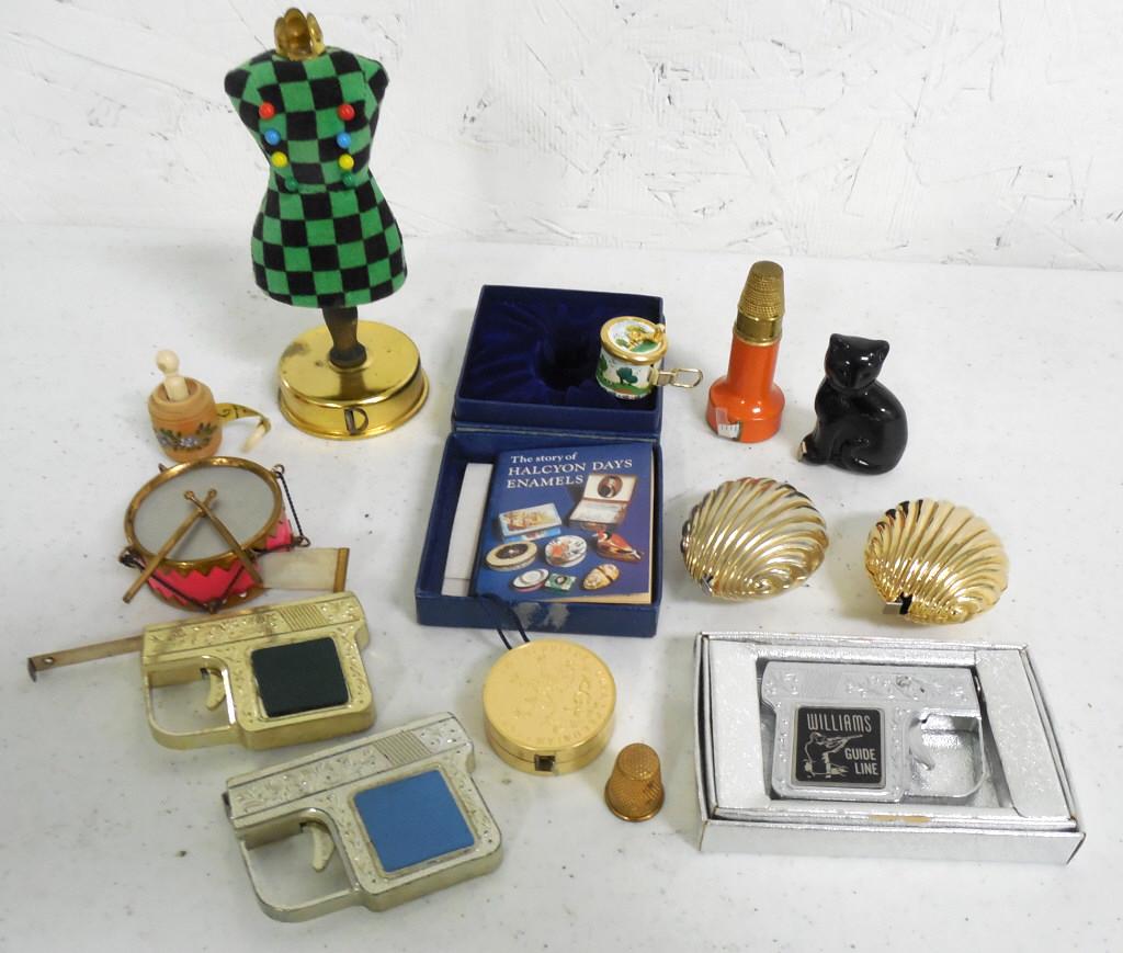 Lot of 12 Mini Ornate Tape Measures see photos: see photos