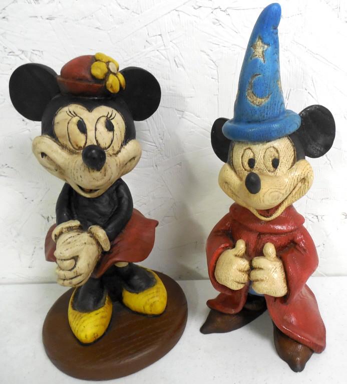 Mickey and Minnie Mouse Composition 12'' tall: 12'' tall