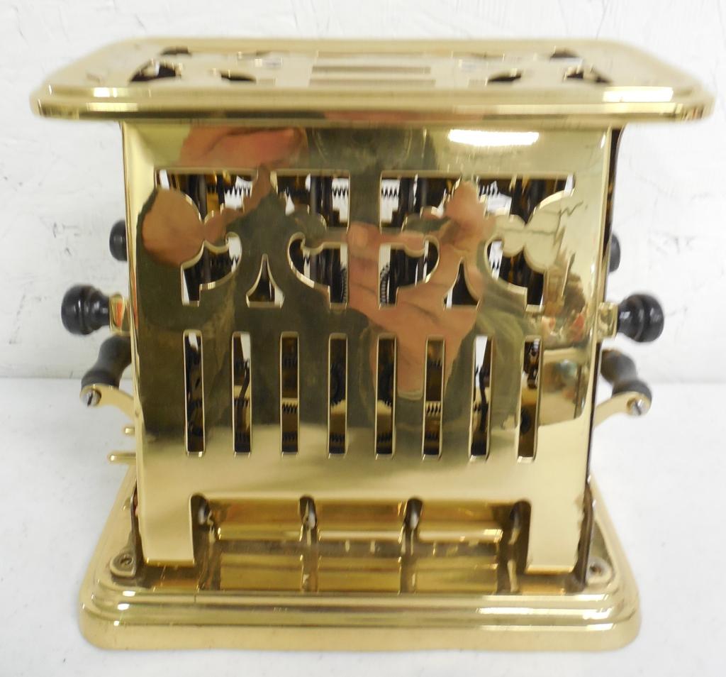 Universal Toaster Brass Plated untested no cord: untested no cord