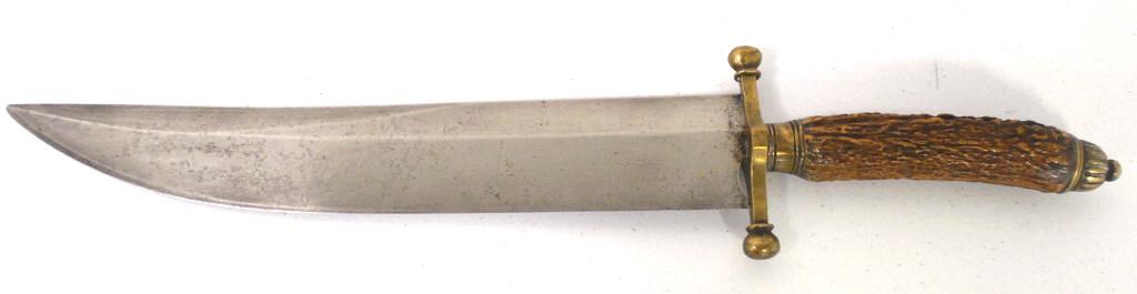 Knife with Antler Handle see photos: see photos